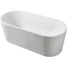 Akryl - Oval - Vita Fristående badkar Alterna Ovale 165x72 7303251