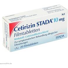 Asthma & Allergien Rezeptfreie Arzneimittel Cetirizine 10mg 20 Stk. Tablette