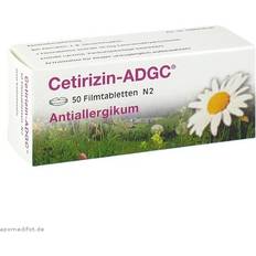 Cetirizin Cetirizin-ADGC 50 stk Tablet