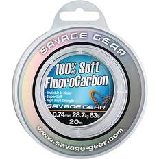 Savage Gear Fiskelinor Savage Gear Soft Fluorocarbon 0.60mm 20m