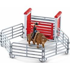 Schleich Bull Riding with Cowboy 41419