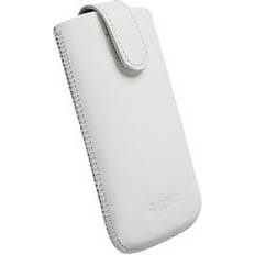 Vita Fodral Krusell Asperö Leather Mobile Pouch Large