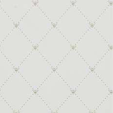 Sanderson Gittertapete Nectar von Celadon/ Flint creme/vert/vert clair