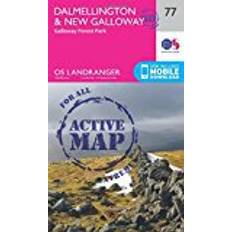 Landranger Active (77) Dalmellington & New Galloway, Galloway Forest Park (OS Landranger Map)