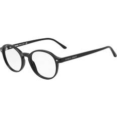 Rond Brillen en leesbrillen Giorgio Armani 7004 5001 Black Men Oval