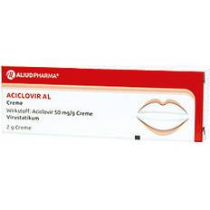 Aciclovir Rezeptfreie Arzneimittel Aciclovir AL 50mg/g 2g Creme