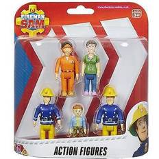 Brannmenn Figurer Character Fireman Sam Action Figures 5 Pack