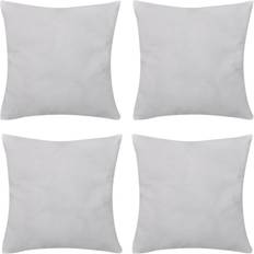 vidaXL 130902 4-Pack Copricuscino Bianco (50x50cm)