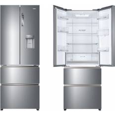 Ice & Water Dispenser - Stainless Steel Fridge Freezers Haier HB16WMAA Silver, Stainless Steel