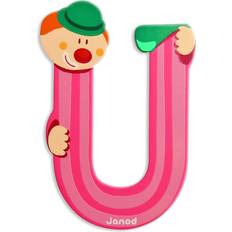 Arancione Decorazioni Interne Janod Clown Letter U