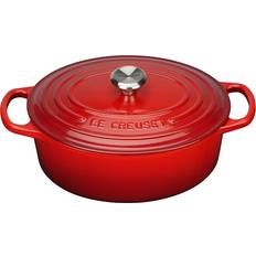 Le Creuset Cerise Signature Cast Iron Oval with lid 3.2 L 25 cm