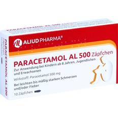 Paracetamol AL 500mg 10Stk. Zäpfchen