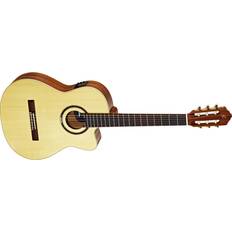 Ortega RCE138 4/4 Natural Chitarra Classica per Concerto con Preamplificatore