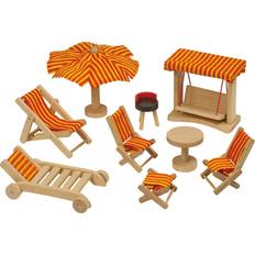 Garden furniture' Goki Dolls House Garden Furniture