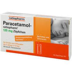 Paracetamol 125mg 10Stk. Zäpfchen