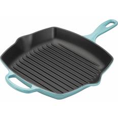 Le Creuset Gietijzer Grillpannen Le Creuset Grillpan 26 cm Deep Teal