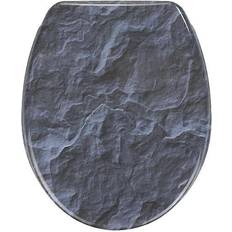 Blue Toilet Seats Wenko Slate Rock