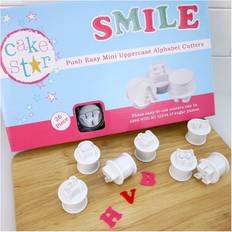 Cake Star Push Easy Mini Upper Case Cookie Cutter