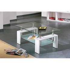 Chêne - Rectangulaire Tables Basses Heine Home Couchtisch Table Basse 65x110cm