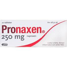 Naproxen - Värk & Feber Receptfria läkemedel Pronaxen 250mg 20 st Tablett