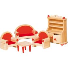 Goki Bambole e Case delle Bambole Goki Furniture For Flexible Puppets Living Room