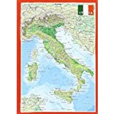 Italien Reliefpostkarte Italien