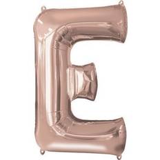 Letter Balloons Amscan Rose Gold Letter E Balloon