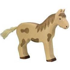 Figurines en Bois Goki Horse Standing Dappled 80037