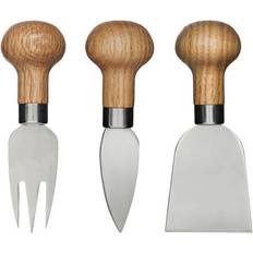 Sagaform Oval Oak Cheese Knife 12.5cm 3pcs