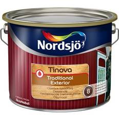 Grå - Träfasadsfärger - Utomhusfärger Målarfärg Nordsjö Tinova Traditional Exterior Träfasadsfärg Grå 2.5L