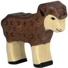 Vida en la Granja Figuras de Madera Goki Lamb Black 80078