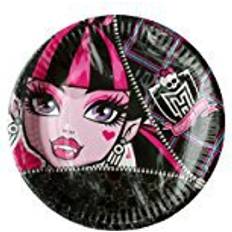 Paper plates Amscan Monster High Paper Plates Disposable Dinnerware