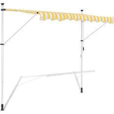 Blu Tendalini vidaXL Tenda Da Sole Retrattile Manuale 350 cm Crema