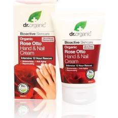 Anti-Età Cura delle mani Dr. Organic Organic Rose Otto Hand & Nail Cream 125ml