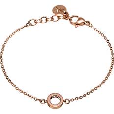 Edblad monaco armband Edblad Monaco Mini Bracelet - Rose Gold/Transparent