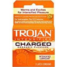 Warming Condoms Sex Toys Trojan Charged 3-pack