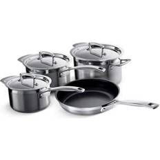 Le Creuset Handle Cookware Sets Le Creuset 3 Ply Cookware Set with lid 4 Parts