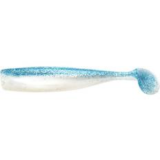 10 Fiskedrag Lunker City Shaker Shad 9.5cm Baby Blue Shad 10-pack