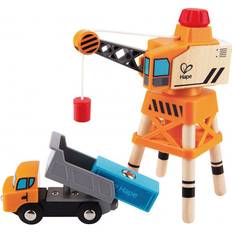 Wooden Toys Trucks Hape Large Boom Crane