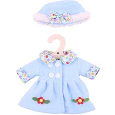 2 Dolls & Doll Houses Bigjigs Blue Hat & Coat 34cm