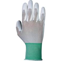 Blanc Gants de travail KCL Gants de protection 629-10 Polyuréthane, polyamide EN 388 Taille