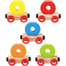 Wooden Toys Train Bigjigs Rail Name Letter O