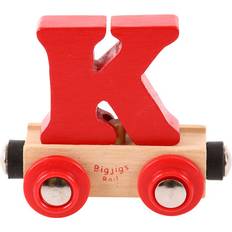 Wooden Toys Train Bigjigs Rail Name Letter K