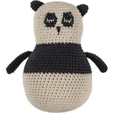 Pandaer Tøjdyr Sebra Panda Crochet Tilting Toy