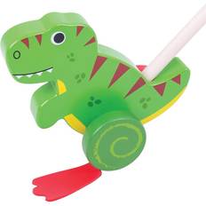 Wooden Toys Push Toys Bigjigs T Rex Push Along