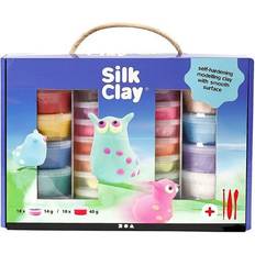 Argiles en Mousse Creotime Silk Clay Set 28 - Pack