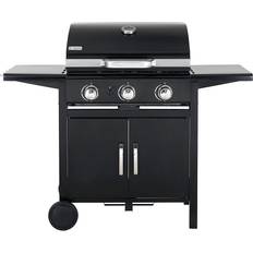 Abgeschlossener Deckel Gasgrills Tepro Mayfield 3 Burner