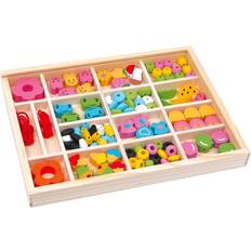 Tyggelegetøj Perler Legler Julia Box for Threading Utensils