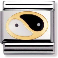 Nomination Composable Classic Link Tao Charm - Silver/Gold/White/Black