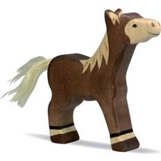 Holztiger Dark Brown Standing Foal